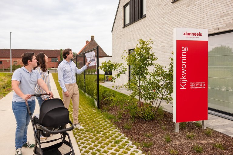 Kijkwoning bezoeken Nieuwbouw Danneels